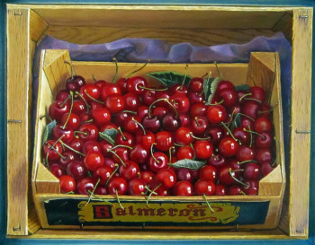 Zeitgenössisches Werk mit dem Titel « Les cerises », Erstellt von CATHERINE SALMERON