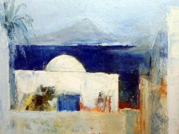 Zeitgenössisches Werk mit dem Titel « Sidi Bou Saïd », Erstellt von GUILLOU