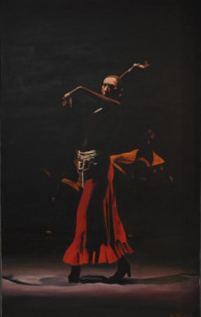 Zeitgenössisches Werk mit dem Titel « Danseuse de flamenco », Erstellt von GABRIEL MONTOYA