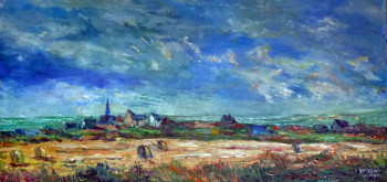 Zeitgenössisches Werk mit dem Titel « Penhors en baie d'Audierne », Erstellt von MICHEL HAMELIN