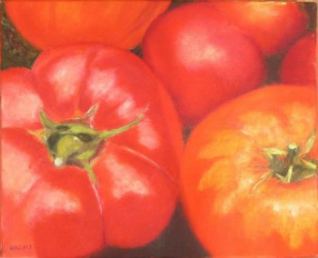 Zeitgenössisches Werk mit dem Titel « Tomates », Erstellt von ARNOLD