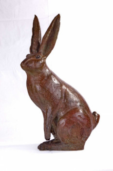 Zeitgenössisches Werk mit dem Titel « March Hare 1 », Erstellt von JOANNA HAIR