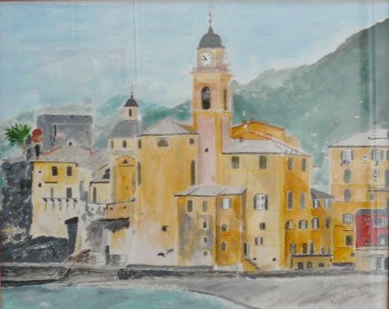 Zeitgenössisches Werk mit dem Titel « Camogli (Italie) », Erstellt von FRANCIS MICHOT