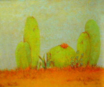 Zeitgenössisches Werk mit dem Titel « CACTUS », Erstellt von PIA CANTOS FLORIDOS