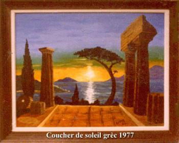 Coucher de soleil grec 1977 Auf der ARTactif-Website