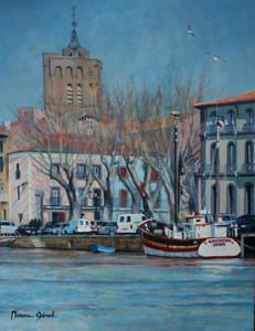 Agde "place de la marine en hiver" Auf der ARTactif-Website