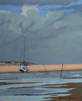 Zeitgenössisches Werk mit dem Titel « Bassin d'Arcachon  N°2 », Erstellt von MAXENCE GERARD