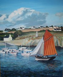 Bretagne "Voile rouge" Auf der ARTactif-Website