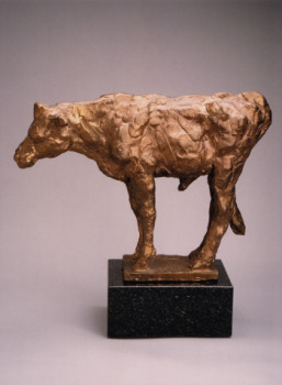 Zeitgenössisches Werk mit dem Titel « CALF », Erstellt von BARAKE SCULPTOR