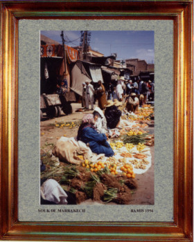 Maroc, le souk des légumes à Marrakech 1994 Auf der ARTactif-Website