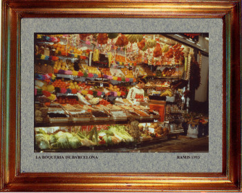 Catalogne sud, marché de la Boqueria à Barcelone 1993 Auf der ARTactif-Website