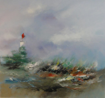 Zeitgenössisches Werk mit dem Titel « Le Phare 2 », Erstellt von GéRARD DE COURCY