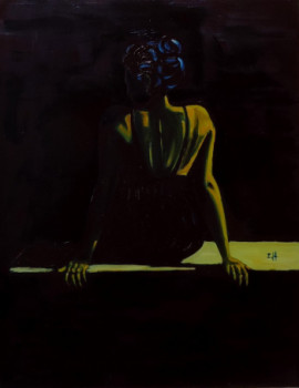 La fille en noir / The girl in black / La donna in nero 3 - VENDU / SOLD / VENDUTO Auf der ARTactif-Website