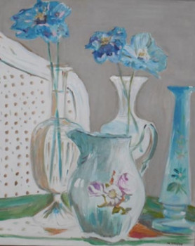 Zeitgenössisches Werk mit dem Titel « vases et pots », Erstellt von MIREILLE BREGOU