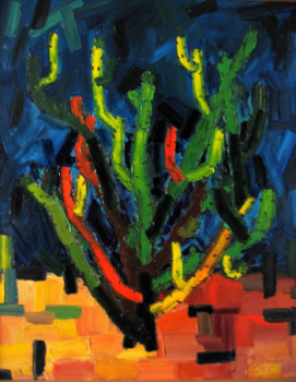 Zeitgenössisches Werk mit dem Titel « CACTUS », Erstellt von LILIANE PENIN