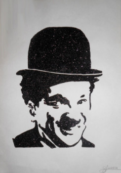 Zeitgenössisches Werk mit dem Titel « Charlot », Erstellt von SAMACHER