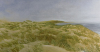 Zeitgenössisches Werk mit dem Titel « Dunes d'Île d'Oléron », Erstellt von ADRIENNE JALBERT