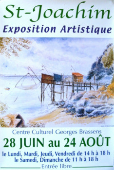 Zeitgenössisches Werk mit dem Titel « Invité d'honneur 2003 : Expo estivale à St-Joachim 44 », Erstellt von DANIEL HUARD