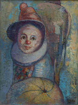 Zeitgenössisches Werk mit dem Titel « LE CLOWN », Erstellt von SERGIU RUSU