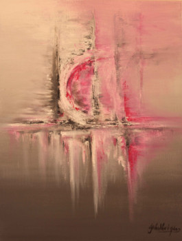 Zeitgenössisches Werk mit dem Titel « Reflet onirique - abstrait », Erstellt von FREDERIQUE