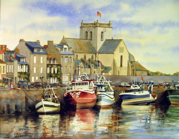 Zeitgenössisches Werk mit dem Titel « Barfleur », Erstellt von VAL.H