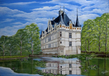 Zeitgenössisches Werk mit dem Titel « Azay le Rideau », Erstellt von GéRARD PACROS