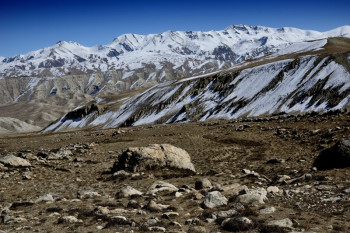 Zeitgenössisches Werk mit dem Titel « Chaîne des ANNAPURNAS », Erstellt von CHRISTOPHE FABLET