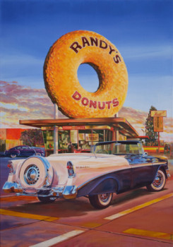 Zeitgenössisches Werk mit dem Titel « Randy's Donuts 2013 », Erstellt von JEAN FRANçOIS VAUTRIN