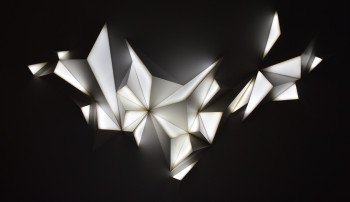 Zeitgenössisches Werk mit dem Titel « Triangle Diamant », Erstellt von ADRIEN MARCOS