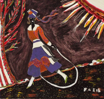 Zeitgenössisches Werk mit dem Titel « Les petites_ETE 1918 », Erstellt von FABIE