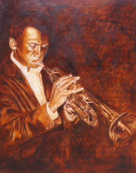 Zeitgenössisches Werk mit dem Titel « Miles Davis I », Erstellt von KATIA FONDECAVE