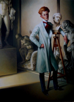 Zeitgenössisches Werk mit dem Titel « LE DANDY SCULPTEUR », Erstellt von BRUET