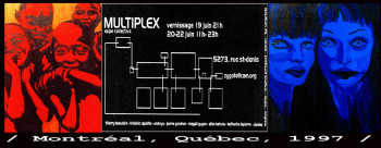 Zeitgenössisches Werk mit dem Titel « 1997 - Montreal Quebec - Exposition d'Art contemporain  », Erstellt von STEFANO FRANCO-BORA (CULTURE CREATION MULTIMEDIA)