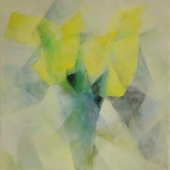 Zeitgenössisches Werk mit dem Titel « Lumière de jonquilles », Erstellt von MARTIN LORAFY