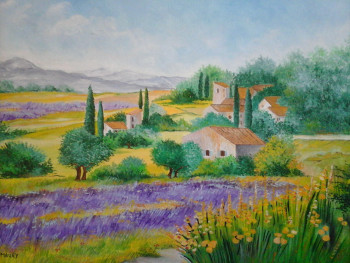 Zeitgenössisches Werk mit dem Titel « PROVENCE », Erstellt von MIREILLE MAURY