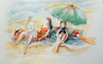 sur la plage Auf der ARTactif-Website