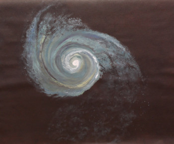 Zeitgenössisches Werk mit dem Titel « la voie spiral /intenses vibrations », Erstellt von   MARIA  COUTINHO   /  MARIA  C.