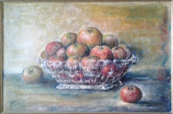 Zeitgenössisches Werk mit dem Titel « les pommes du Vilars », Erstellt von FARRUGIA