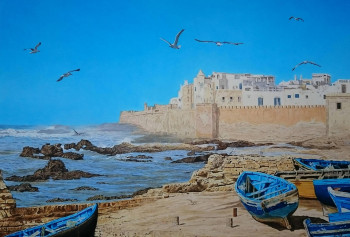 Zeitgenössisches Werk mit dem Titel « Essaouira », Erstellt von MARCO RE