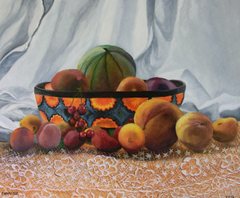 Zeitgenössisches Werk mit dem Titel « LES FRUITS D'ETE », Erstellt von PIERRE BARCELO