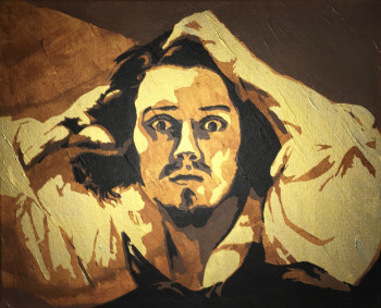 Zeitgenössisches Werk mit dem Titel « Gustave Courbet dit Le Désespéré  », Erstellt von STARD