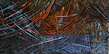 Zeitgenössisches Werk mit dem Titel « CABLES », Erstellt von MIREILLE MAURY