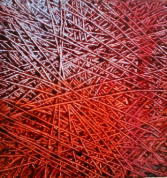 Zeitgenössisches Werk mit dem Titel « CORDON ROUGE », Erstellt von MIREILLE MAURY