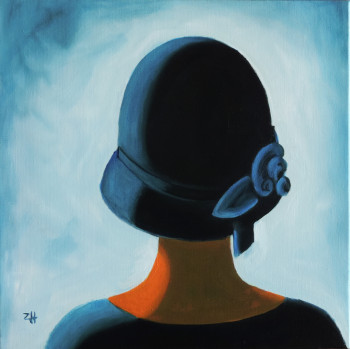 Zeitgenössisches Werk mit dem Titel « Chapeau / Hat / Cappello 12 - VENDU / SOLD / VENDUTO », Erstellt von JEAN-FRANçOIS ZANETTE