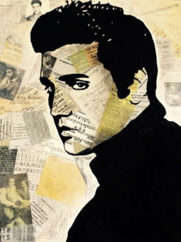 Zeitgenössisches Werk mit dem Titel « ELVIS PRESLEY «Love Song» », Erstellt von KATHLEENARTISTPRO