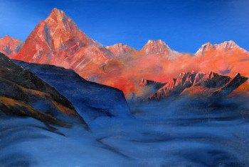 Zeitgenössisches Werk mit dem Titel « Nepal », Erstellt von GRACHOV VALERIY