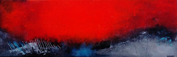 Zeitgenössisches Werk mit dem Titel « CALME ROUGE », Erstellt von MIREILLE MAURY