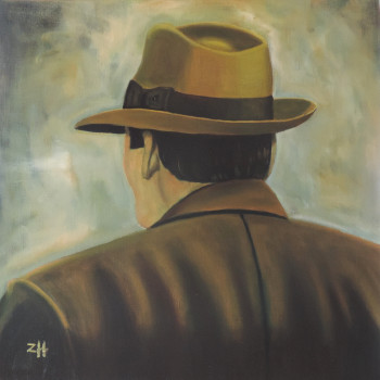 Zeitgenössisches Werk mit dem Titel « Chapeau / Hat / Cappello 19 », Erstellt von JEAN-FRANçOIS ZANETTE