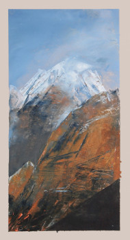 Zeitgenössisches Werk mit dem Titel « White Peak. Pakistan. », Erstellt von GRACHOV VALERIY