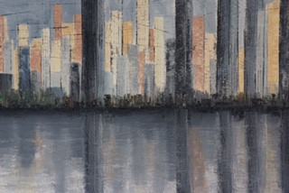 Zeitgenössisches Werk mit dem Titel « Manhattan », Erstellt von GWENAELLE EL SAYED